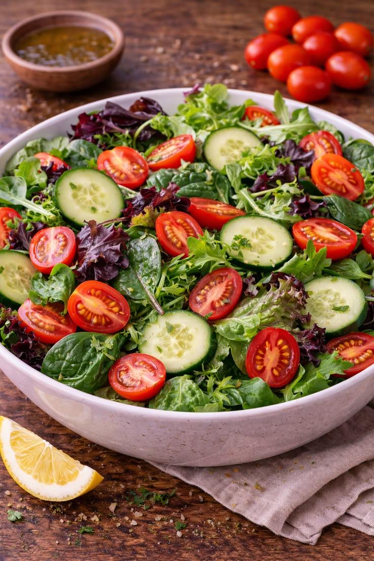 Side Salad ready to serve.