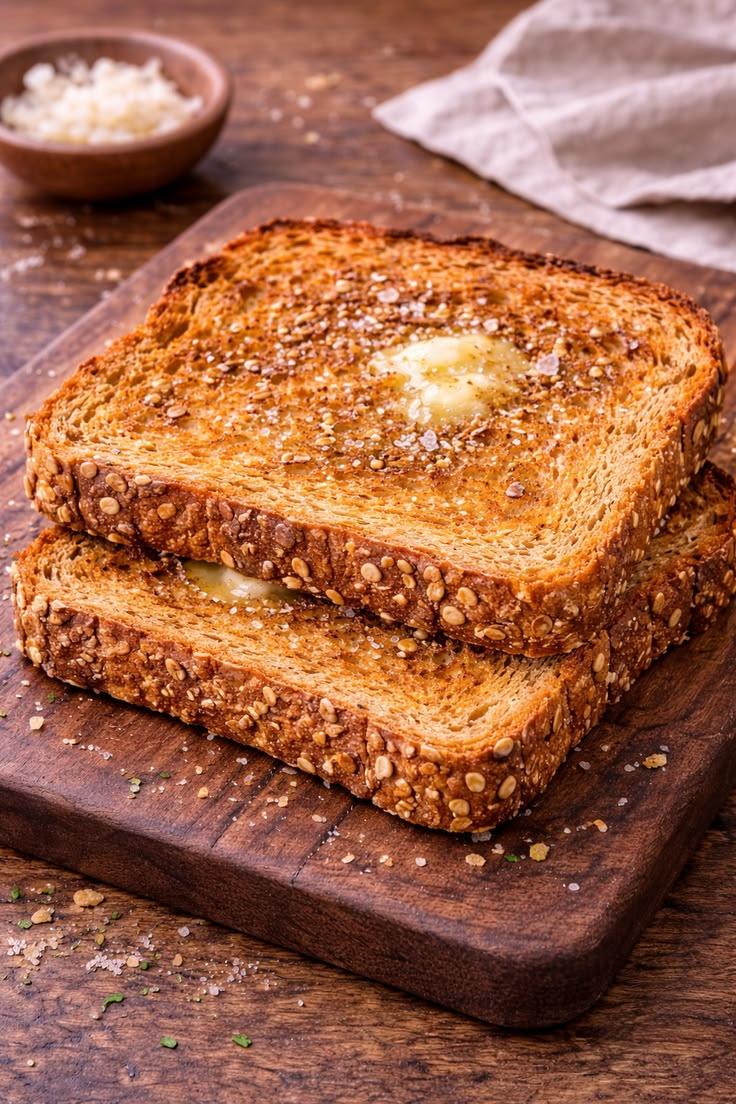 Whole-Grain Toast ready to serve.