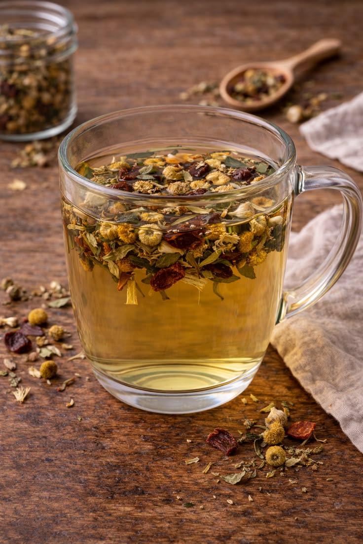 Herbal Tea ready to serve.