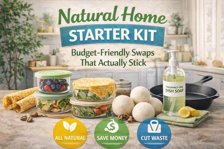 Cover art for Natural Home Starter Kit: Budget-Friendly Swaps That Actually Stick