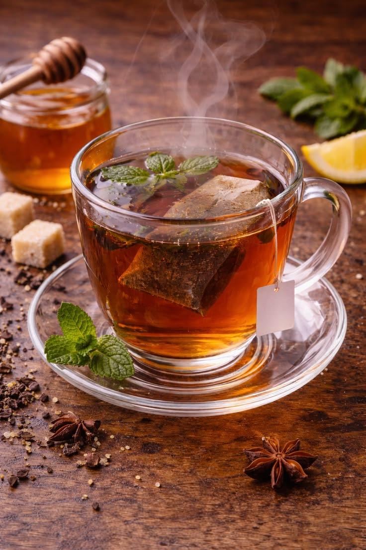 Hot Tea ready to serve.