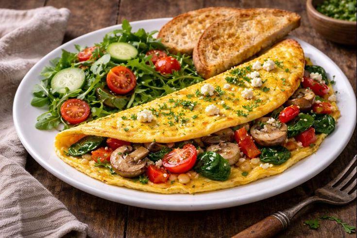 Photo for Veggie Omelet for One