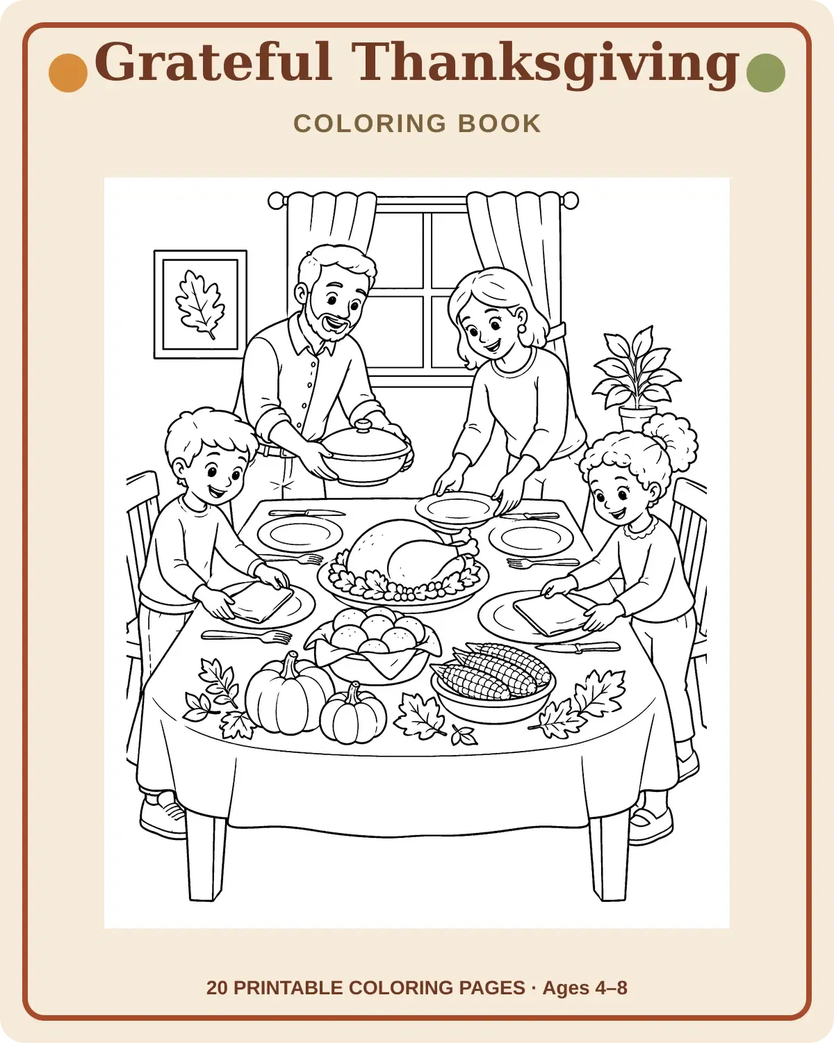 Grateful Thanksgiving Coloring Book