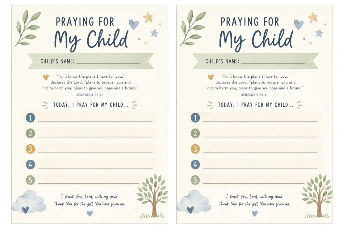 Praying for My Child Cards: Ephesians