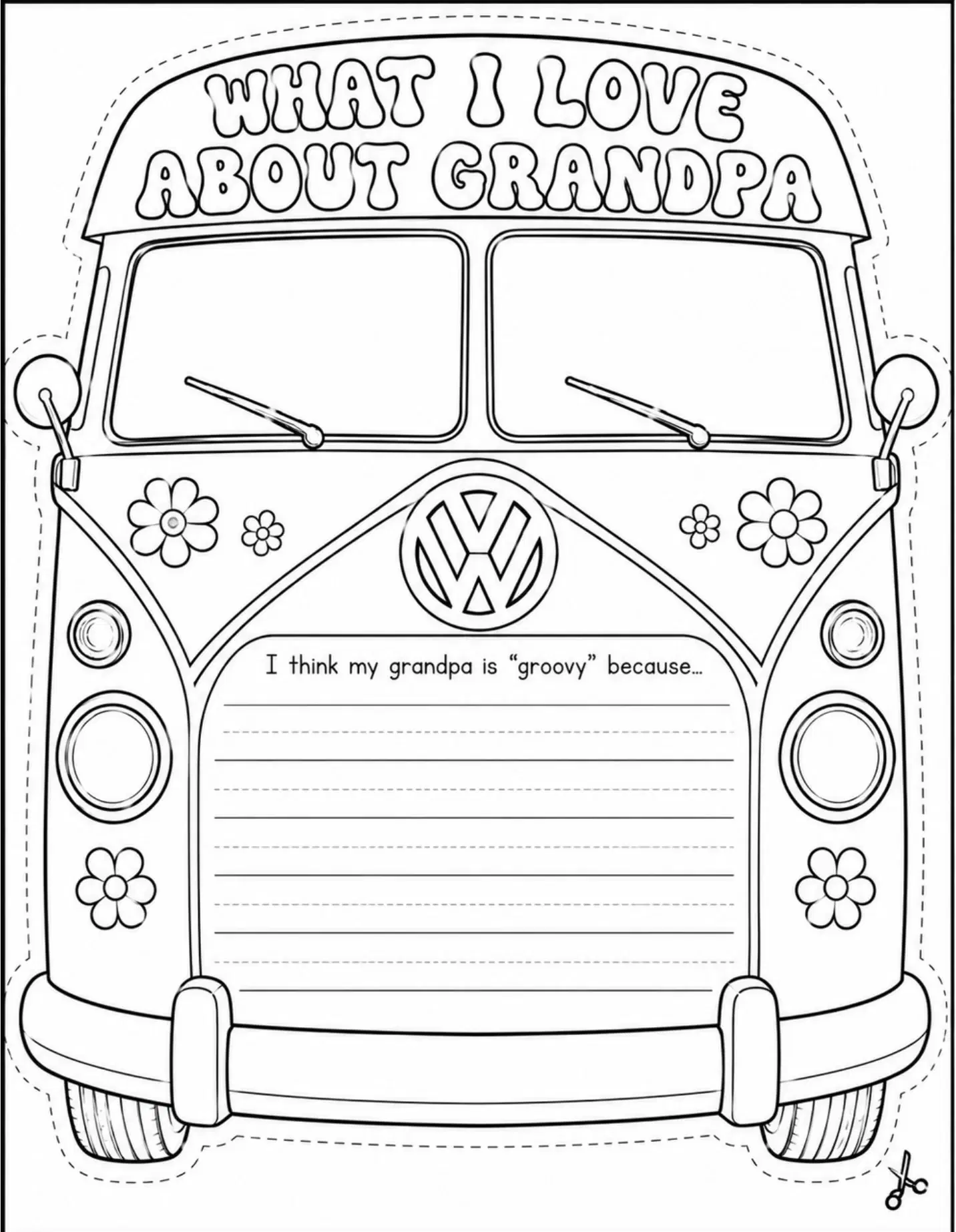 What I Love About My Grandparents Writing Craft