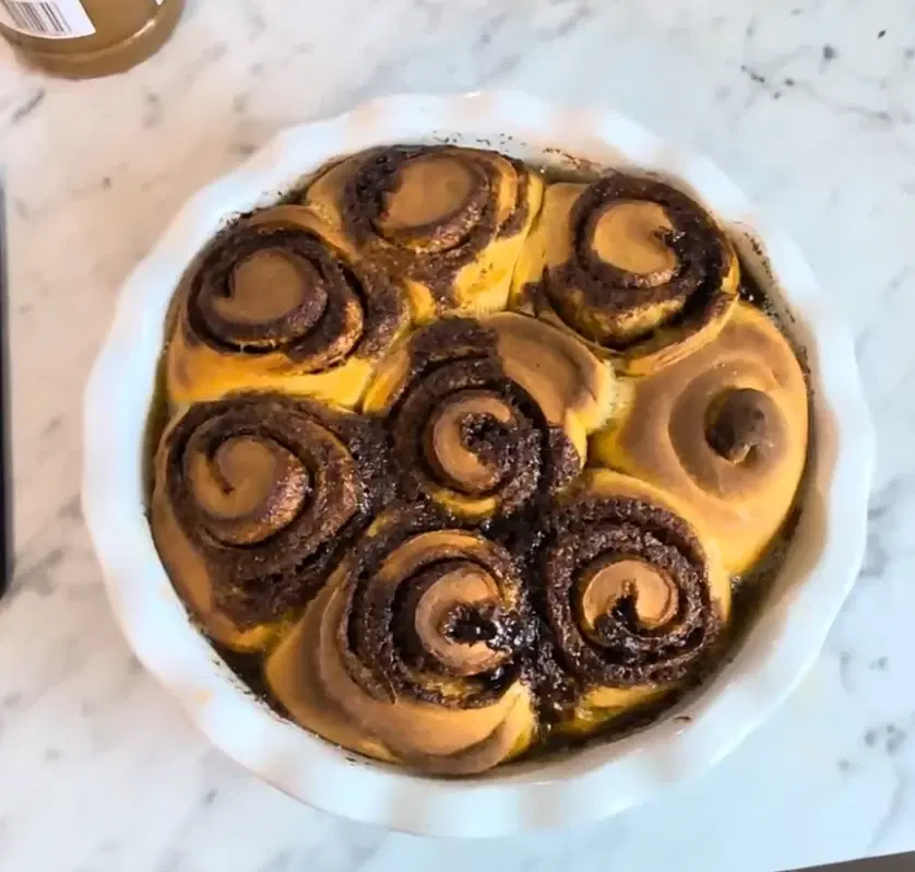 Sweet Potato Sourdough Cinnamon Rolls photo