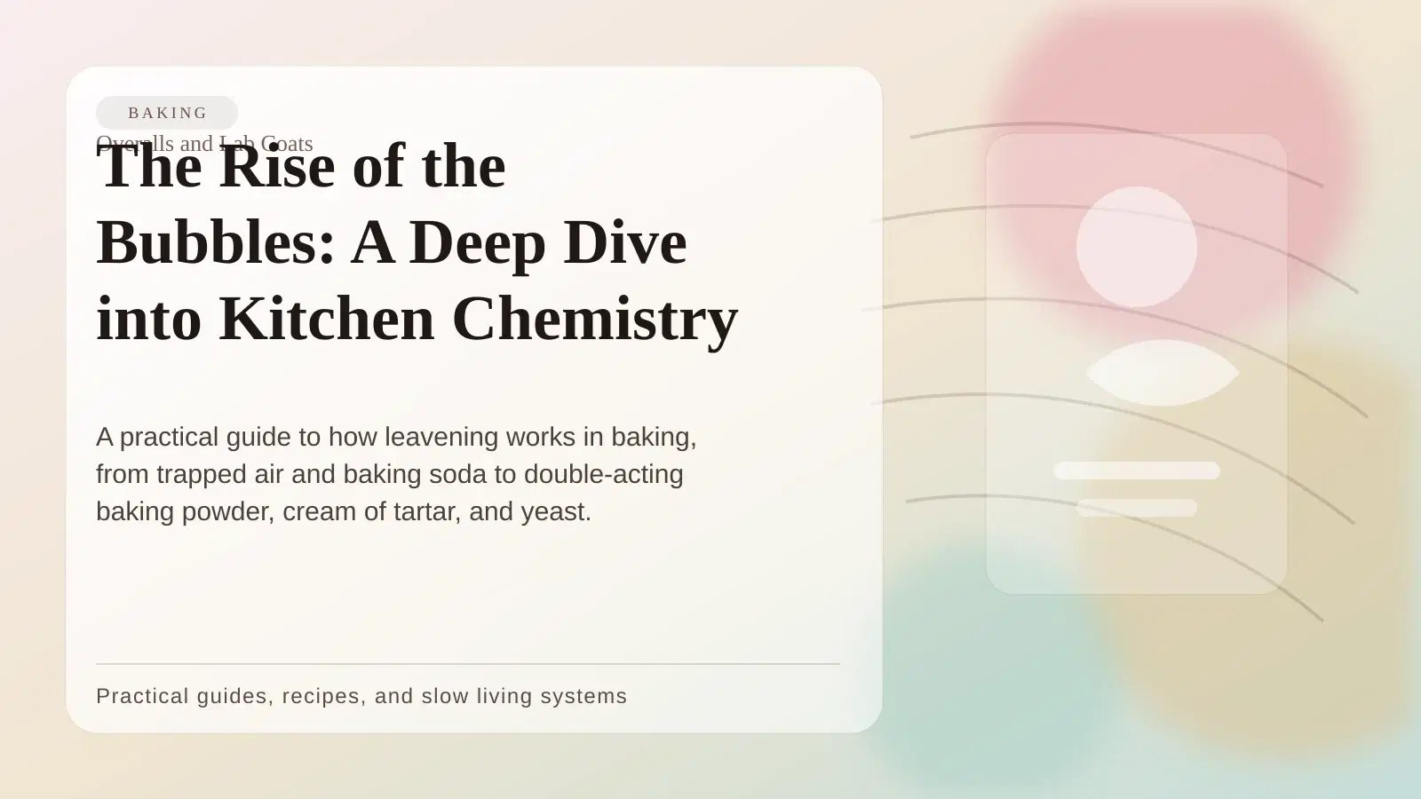 The Rise of the Bubbles: A Deep Dive into Kitchen Chemistry
