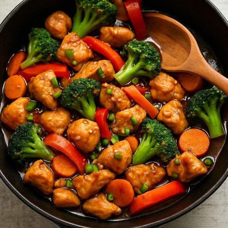 Photo for Ginger Garlic Chicken Stir Fry