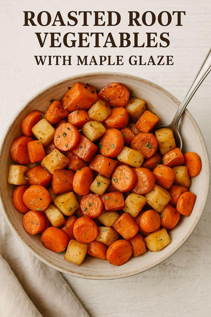 Photo for Roasted Root Vegetables with Maple Glaze